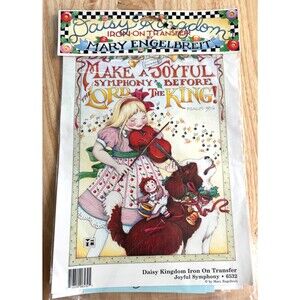 Mary Engelbreit Daisy Kingdom Iron-On Transfer 1990, Joyful Symphony #6532